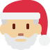 🎅🏼 Santa Claus: medium-light skin tone display on Twitter